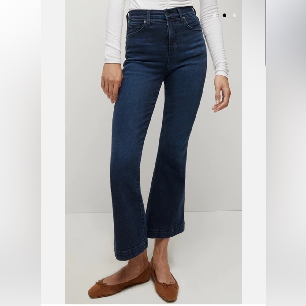 VERONICA BEARD Carson High Rise Ankle‎ Flare Soul Search Wash Jeans Size 31